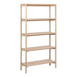 Furniture To Go Braidwood Bookcase With 4 Shelves In White - thumbnail 1