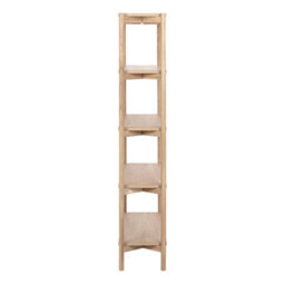 Furniture To Go Braidwood Bookcase With 4 Shelves In White - thumbnail 3