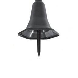 Gardenkraft 19510 Twin Head Solar Powered Lamp Post Garden Light - thumbnail 7