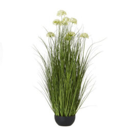 Wyld Haus 70Cm White Allium Artificial Plant (Pot Not Included)
