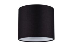 GoodHome Kpezin Charcoal Fabric Dyed Circular Light Shade (D)15Cm - thumbnail 2