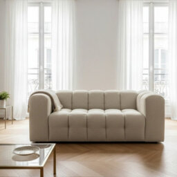Baloo Two Seat Elegant Modern Sofa Sandy - thumbnail 1