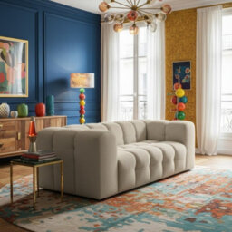 Baloo Two Seat Elegant Modern Sofa Sandy - thumbnail 3
