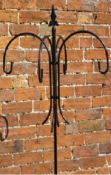 Poppy Forge 4 -Way Bird Crook Bare Metal/ready To Rust - Steel - L62.5 X W62.5 X H221 Cm - thumbnail 1