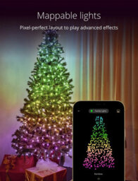 Twinkly Strings App-Controlled Led Christmas Lights With 600 Rgb (16 Million Colours) 48M Black Wire. Indoor/outdoor Smart Lights - thumbnail 4