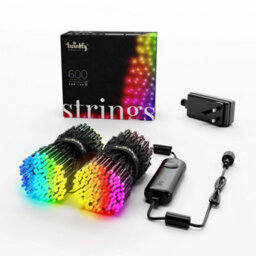 Twinkly Strings App-Controlled Led Christmas Lights With 600 Rgb (16 Million Colours) 48M Black Wire. Indoor/outdoor Smart Lights - thumbnail 2