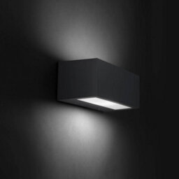 Luminosa Lighting Luminosa Nemesis Aluminium 1 Light Outdoor Wall Light Urban Grey Ip44 - thumbnail 4