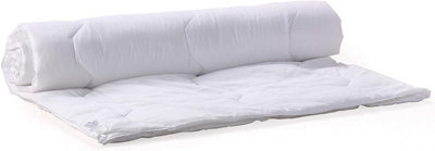 Lancashire Textiles Stay Cool Summer 4.5 Tog Polycotton Casing & Hollowfibre Filled Duvet - Single - image 1