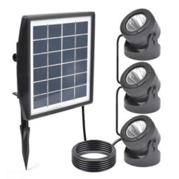 3 In 1 Colourful Led Solar Light Rgb Changing Submersible Lamp Underwater Garden Pool Pond Lights - thumbnail 3