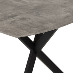 Seconique Athens Concrete Effect Rectangular Dining Set With Blue Velvet Chairs - thumbnail 4