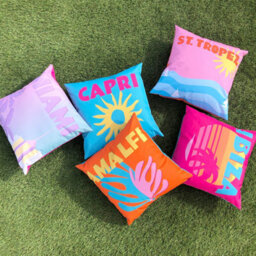 Evans Lichfield Tropez Uv & Water Resistant Outdoor Polyester Filled Cushion - thumbnail 5