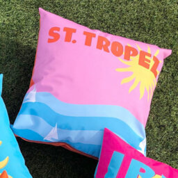 Evans Lichfield Tropez Uv & Water Resistant Outdoor Polyester Filled Cushion - thumbnail 4