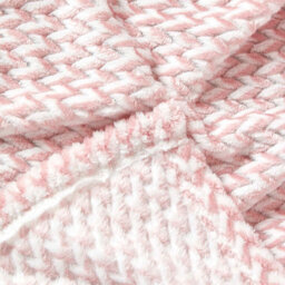 Homescapes Pastel Pink Mora Faux Fur Velvet Throw  200 X 230 Cm - thumbnail 3