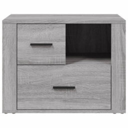 Berkfield Bedside Cabinet Grey Sonoma 60X36X45 Cm Engineered Wood - thumbnail 7