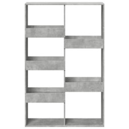 Berkfield Room Divider Concrete Grey 100X33X155.5 Cm Engineered Wood - thumbnail 4
