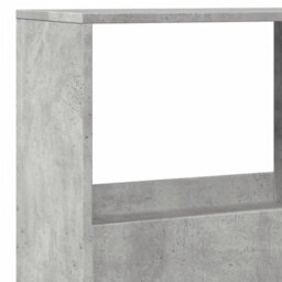 Berkfield Room Divider Concrete Grey 100X33X155.5 Cm Engineered Wood - thumbnail 7