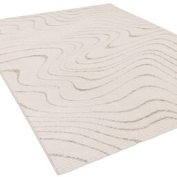 The Rug Edit Axel Ripple Ivory Rug - 200X275Cm - thumbnail 4
