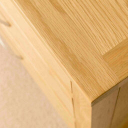 London Oak Large 6 Drawer Chest Fully Assembled - By Roseland Furniture - thumbnail 7