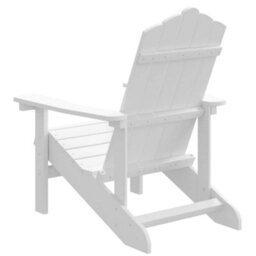 Walplus Outdoor Durable Garden Adirondack Chair Hdpe White - thumbnail 5