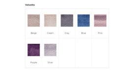 Comfy Deluxe 6Ft Purple Velvetto Floorstanding 3 Panel 54Inch Headboard - thumbnail 2