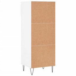 Walplus Shoe Cabinet High Gloss White 40X36X105 Cm Engineered Wood - thumbnail 8