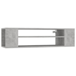 Berkfield Hanging Tv Cabinet Concrete Grey 100X30X26.5 Cm Engineered Wood - thumbnail 2