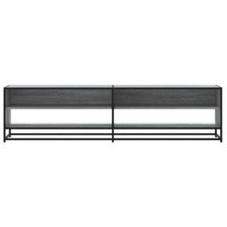 Berkfield Tv Cabinet Grey Sonoma 180.5X40X46 Cm Engineered Wood - thumbnail 4