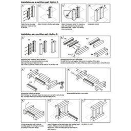 Wbm Cre8 Slatted Room Divider - Concrete Grey - 2750mm X 40mm X 25mm - 8 Pack - thumbnail 5