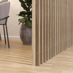 Wbm Cre8 Slatted Room Divider - Concrete Grey - 2750mm X 40mm X 25mm - 8 Pack - thumbnail 4