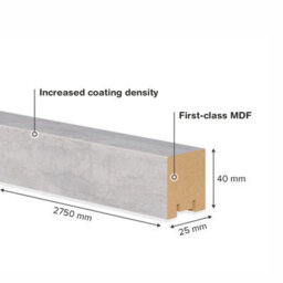 Wbm Cre8 Slatted Room Divider - Concrete Grey - 2750mm X 40mm X 25mm - 8 Pack - thumbnail 3