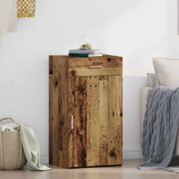 Berkfield Sideboard Old Wood 30X42,5X93 Cm Engineered Wood - thumbnail 1
