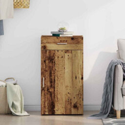Berkfield Sideboard Old Wood 30X42,5X93 Cm Engineered Wood - thumbnail 4