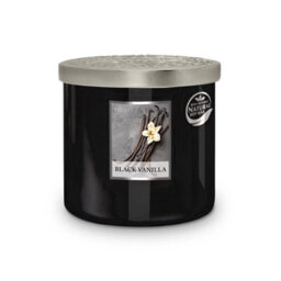 Heart and Home Heart & Home Black Vanilla Twin Wick Ellipse Soy Candle - 40 Hours Burn - thumbnail 3
