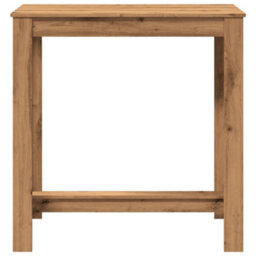 Berkfield Bar Table Artisan Oak 102X50X103.5 Cm Engineered Wood - thumbnail 4