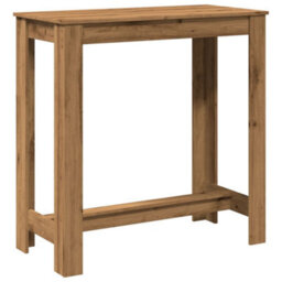 Berkfield Bar Table Artisan Oak 102X50X103.5 Cm Engineered Wood - thumbnail 2