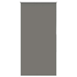 Berkfield Durable Roller Blind Blackout Grey 65X150 Cm Fabric Width 60.7 Cm Polyester