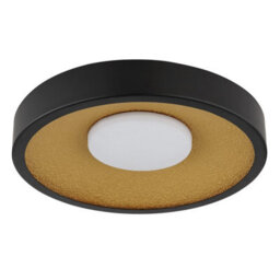 Luminosa Lighting Luminosa Woki Semi Flush Ceiling Light Matt Black Led 3000K - thumbnail 3
