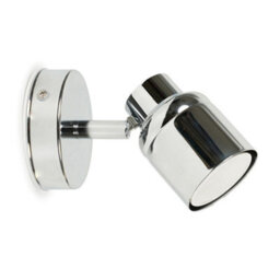 Valuelights Benton Chrome Single Ip44 Bathroom Wall Spotlight And Warm Bulb - thumbnail 7