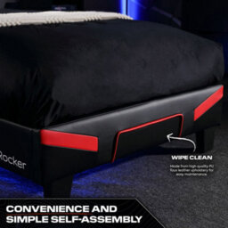 X Rocker Cerberus Small Double Gaming Bed In A Box - Black / Red - thumbnail 4