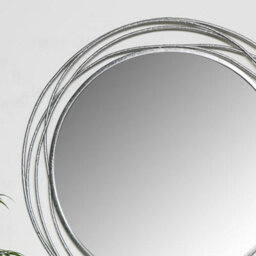 Melody Maison Large Round Champagne Swirl Mirror - 92Cm X 92Cm - thumbnail 4