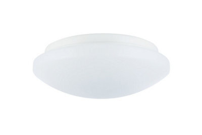 Luminosa Lighting Luminosa Value + Ceiling/wall Light 238mm Dia. Ip44 800Lm 8W 3000K 120 Beam Non Dimmable