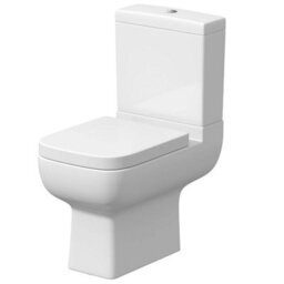 Affine Bathroom Suite 1800 X 750 Single Curved Bath Toilet Basin Sink Vanity Unit White - thumbnail 5