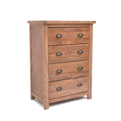 Cabinet Bits Padua 4 Drawer Chest Of Drawers Brass Cup Handle - image 1