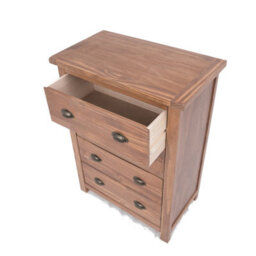 Cabinet Bits Padua 4 Drawer Chest Of Drawers Brass Cup Handle - thumbnail 4
