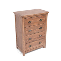 Cabinet Bits Padua 4 Drawer Chest Of Drawers Brass Cup Handle - thumbnail 3
