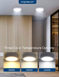 Aigostar 6W Led Ceiling Lights, 620Lm Round Led 6500K Cool White Pack Of 2 - thumbnail 4