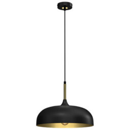 Milagro Pendant Lamp Lincoln Black/gold 1Xe27 35Cm - thumbnail 6