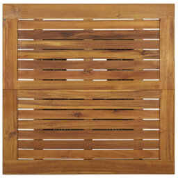 Berkfield Bar Table Grey 80X80X110 Cm Poly Rattan And Solid Acacia Wood - thumbnail 4