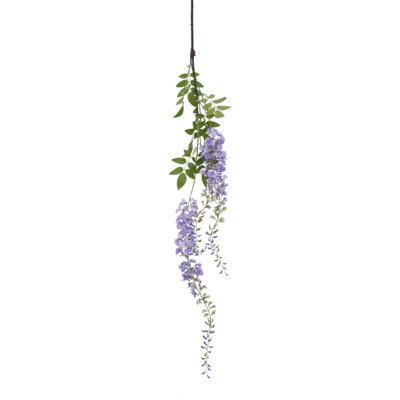 Wyld Haus Set Of 3 Large Purple Wisteria Artificial Flower Sprays - image 1