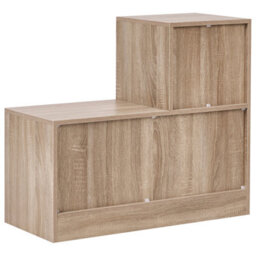Wyld And Coco Hall Tree - Tilt-Out Shoe Cabinet, Drawer, Mirror - W77Xd35Xh70Cm - thumbnail 8